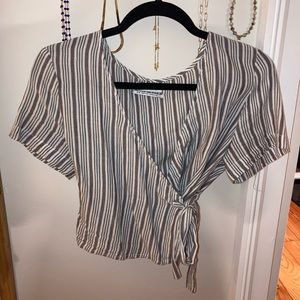 Urban Outfitter tie blouse
